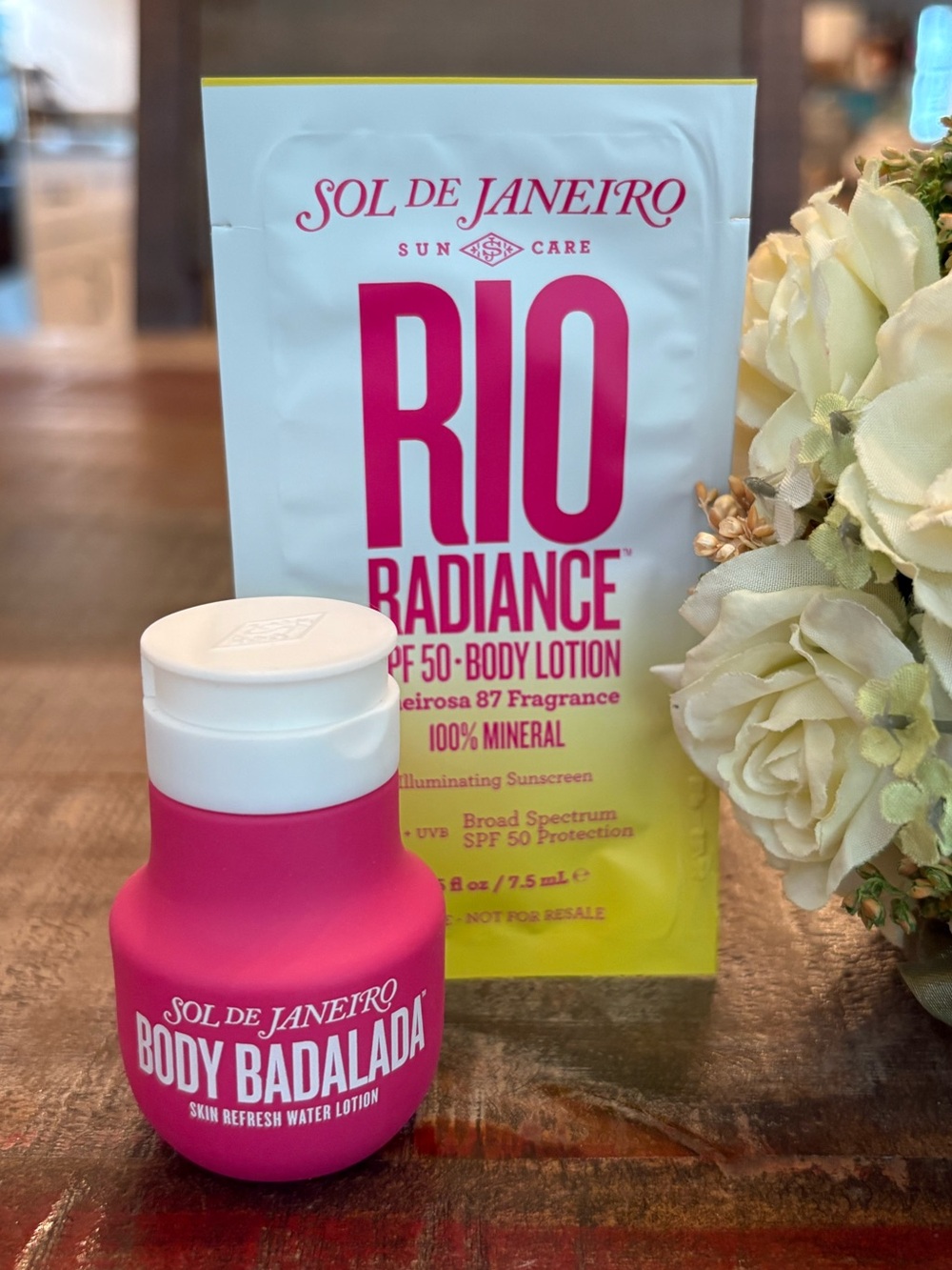 NEW Sol de Janeiro BODY BADALADA Skin Refresh WATER LOTION Mini + *BONUS* Sample